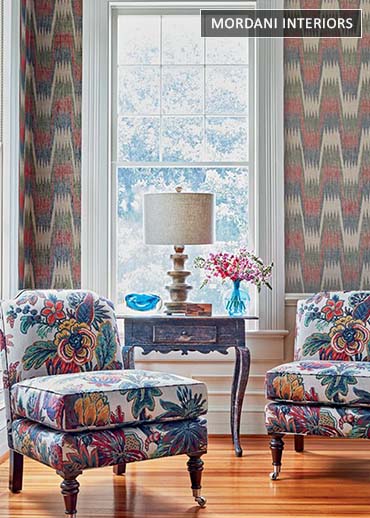 Artisan Floral Printed Upholstery